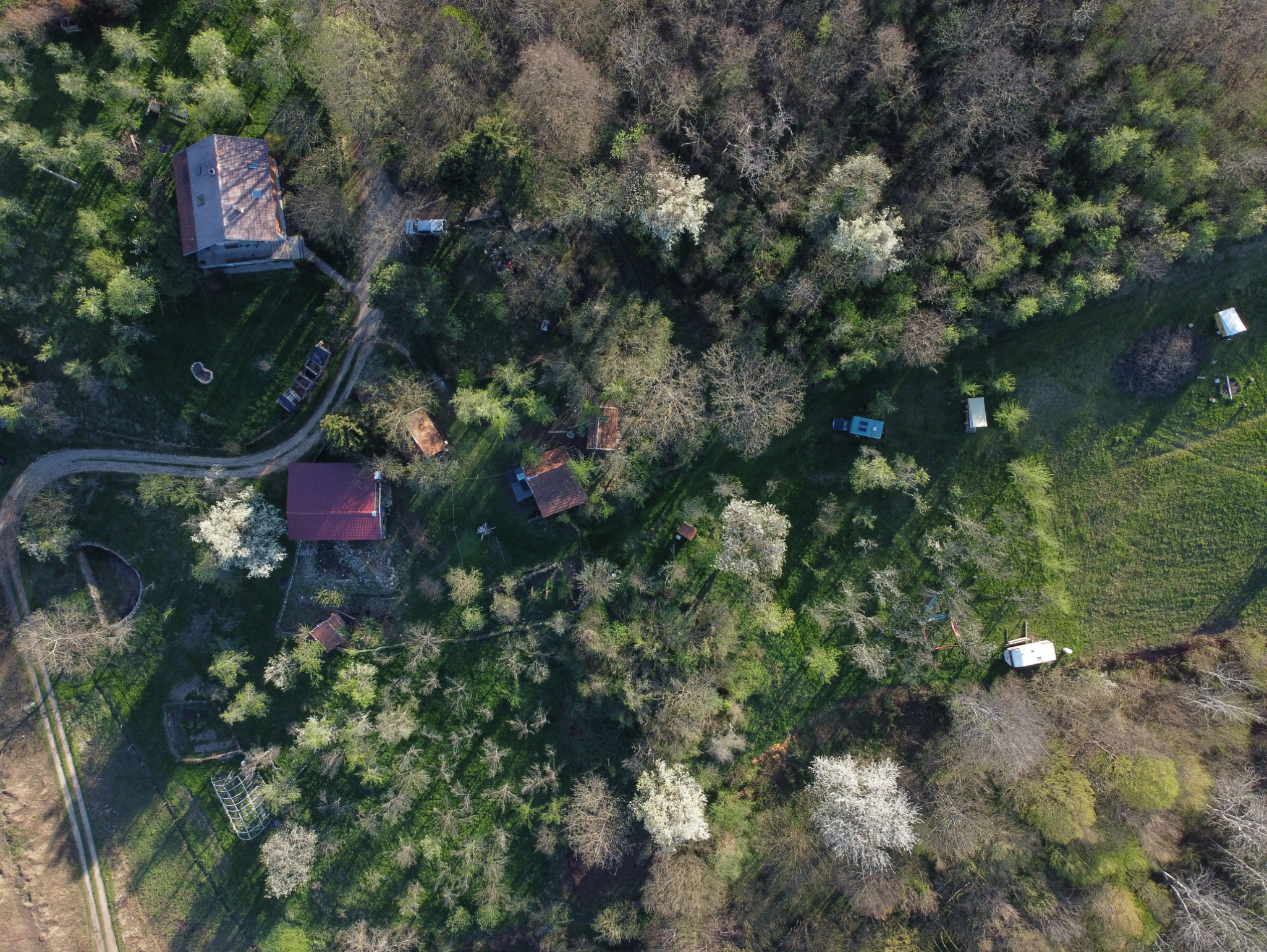 campsite from the top